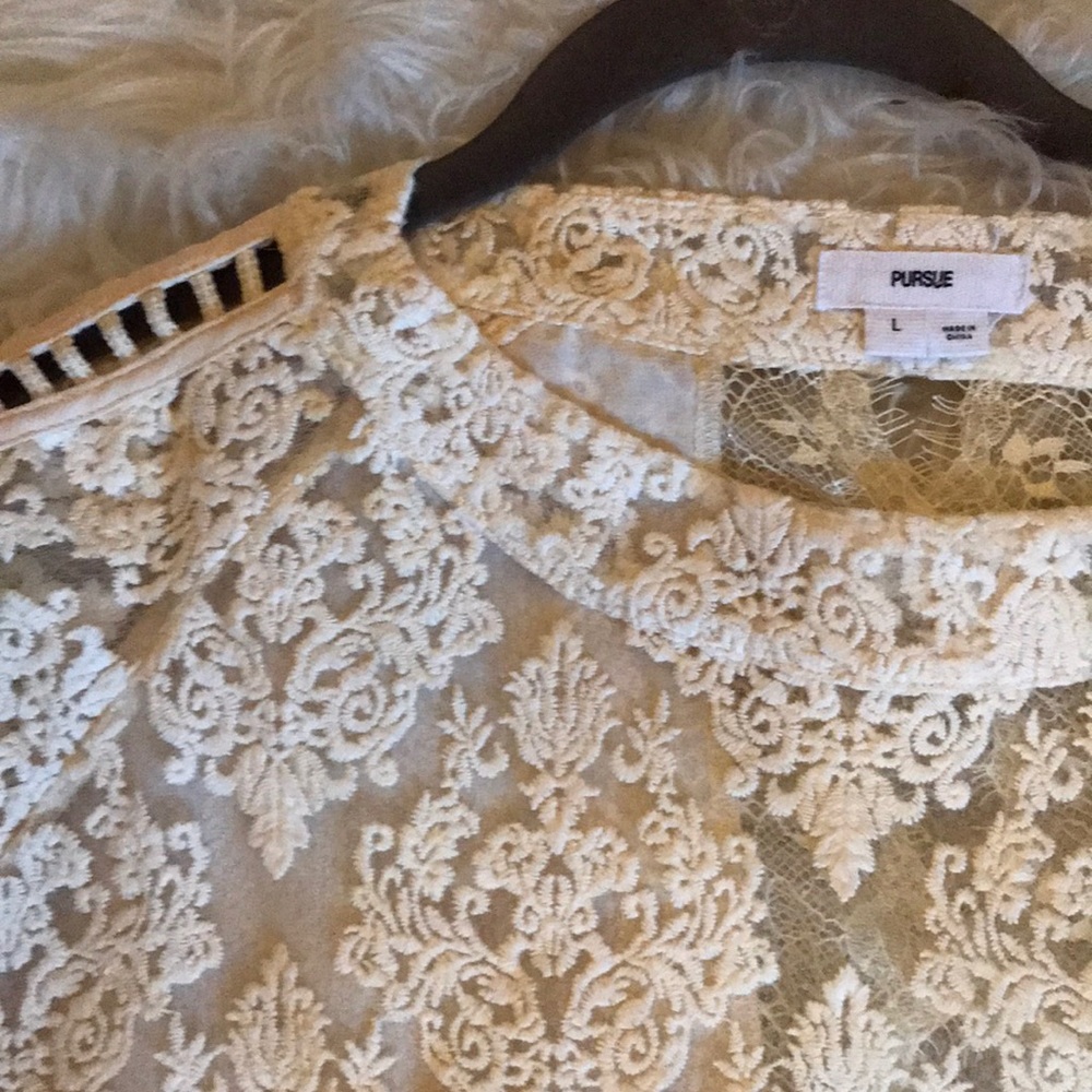 Lace crop top